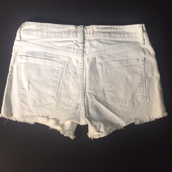 Juicy Jean Couture White Distressed Shorts - Picture 2 of 6